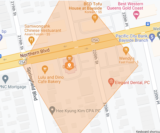 Place matching isochrone